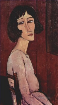 Amedeo Modigliani Painting - retrato de margarita 1916 Amedeo Modigliani